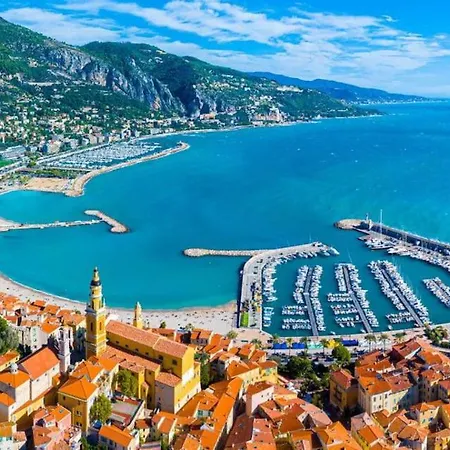 Cap Riviera - Proche Gare Parking Climatisation Apartment Menton