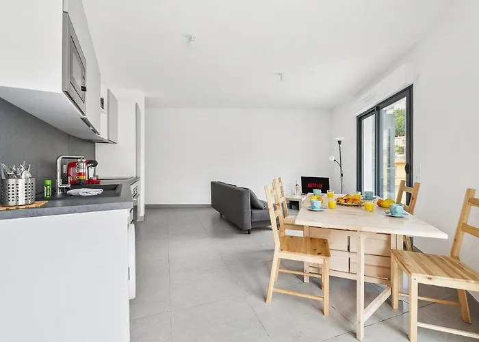 Le Cap Riviera - Centre- Parking Prive - Clim Μεντόν