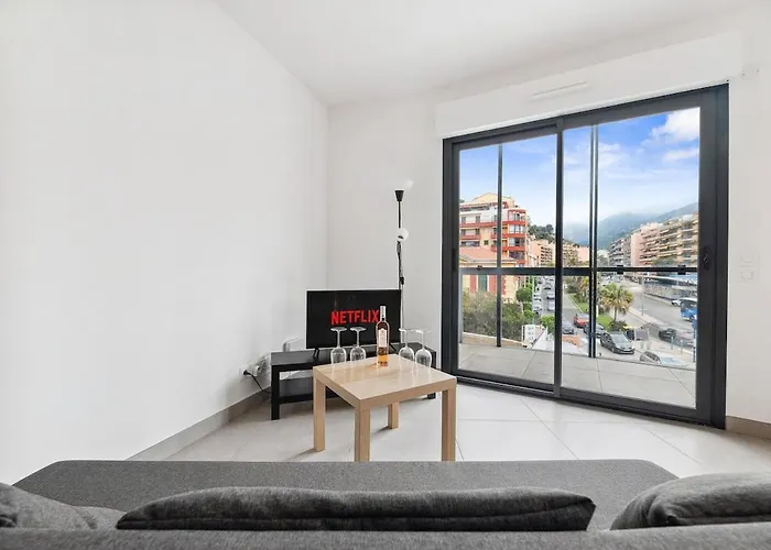 Le Cap Riviera - Centre- Parking Privé - Clim Apartamento Menton